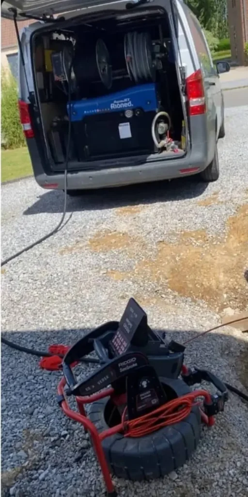 Passage caméra canalisations