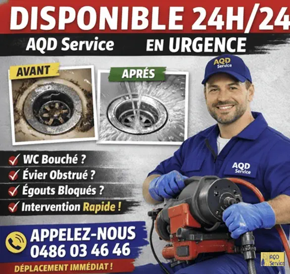 Débouchage évier en urgence