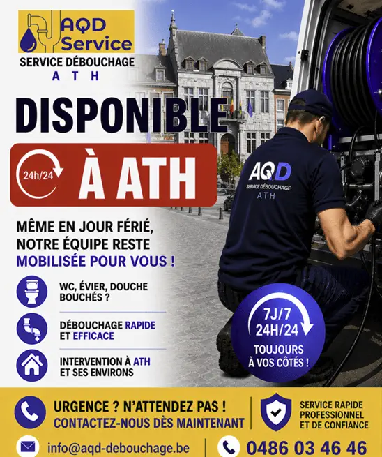 Débouchage Ath canalisations