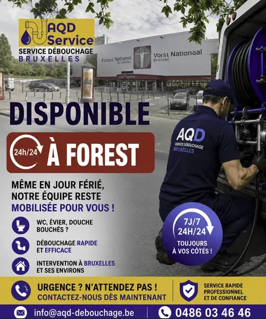 Débouchage Forest urgent