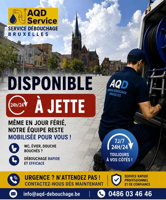 Débouchage Jette urgent