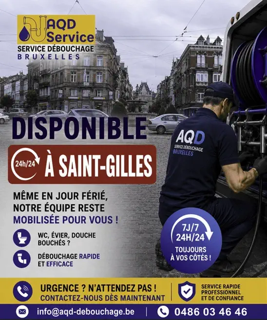 Débouchage Saint-Gilles
