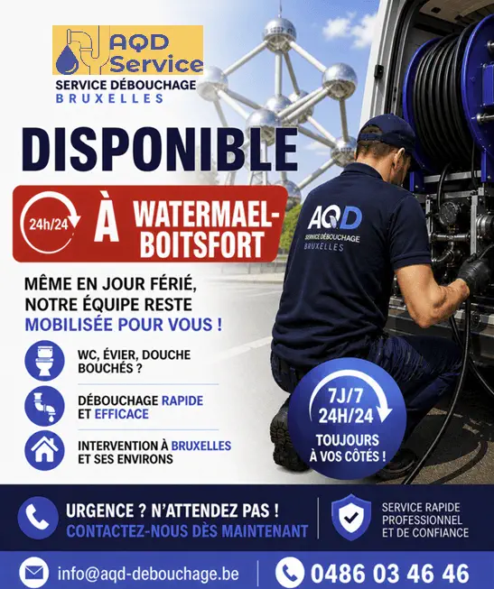 Débouchage Watermael-Boisfort